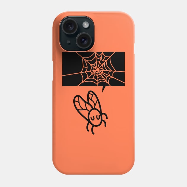 Self Destructive Fly Phone Case by Strymon Art