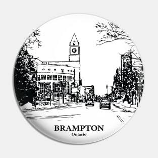 Brampton - Ontario Pin