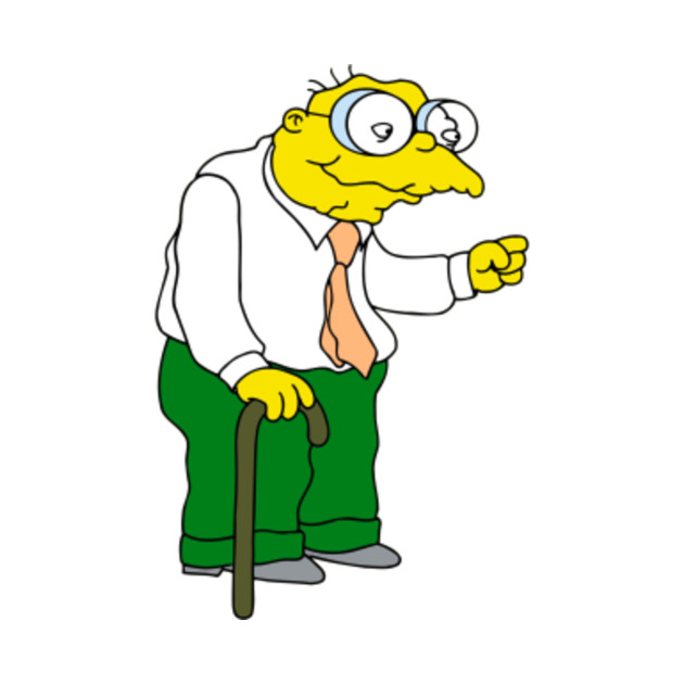 Hans Moleman The Simpsons Clothes TShirt TeePublic
