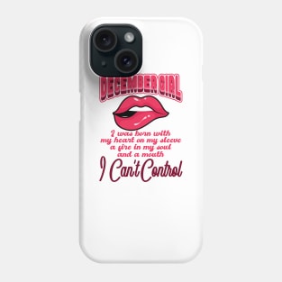 'I'm a December Girl' Awesome Melanin Gift Phone Case