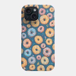 Delight Cartoonish Sprinkle Sweet Donut Pattern Phone Case