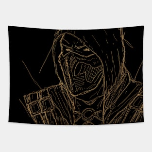 SCORPIO FIGHTER COMBAT Tapestry