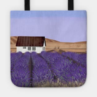 Lavender cottage Tote