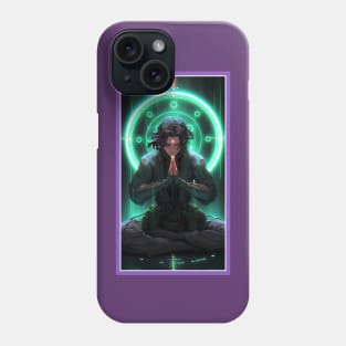 Anime Hero Power Meditation | Quality Anime Artwork | Anime Power Energy Meditation |  Manga Anime Art Phone Case