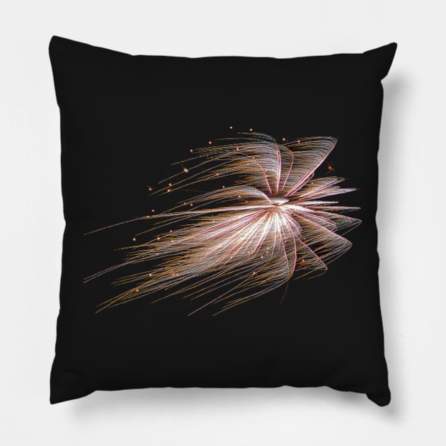 Windswept Fireworks Pillow by likbatonboot