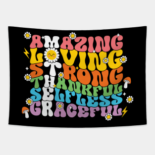 Mother Amazing Loving Retro Mama Tapestry