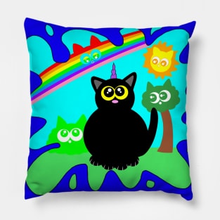 Kitty world! Pillow