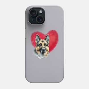 My Heart - German Shepherd Phone Case