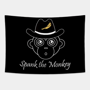 spank the monkey t shirt Tapestry