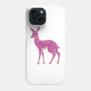 Pink Deer Pattern 1 Phone Case