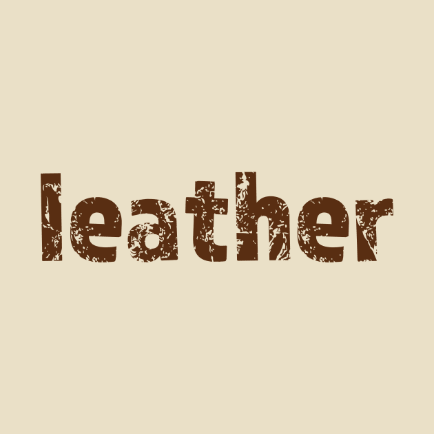 leather by bug bones