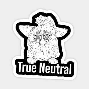 True Neutral - Furry Creature - Game Night Magnet