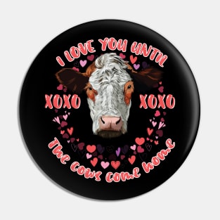 Who Loves Cows Women Farmer Pin