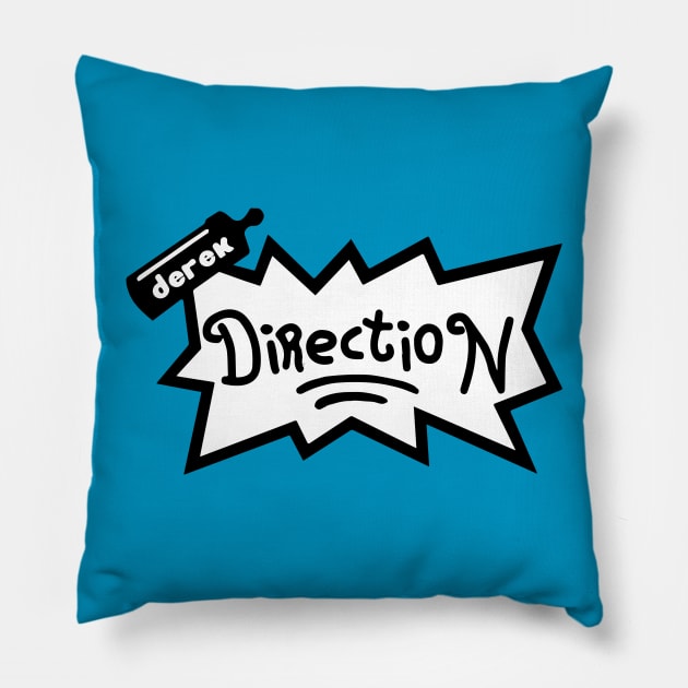 Derek Direction - Nickelodeon Narcissist Pillow by MEGACHAMPIONSHIPWRESTLINGSHOP