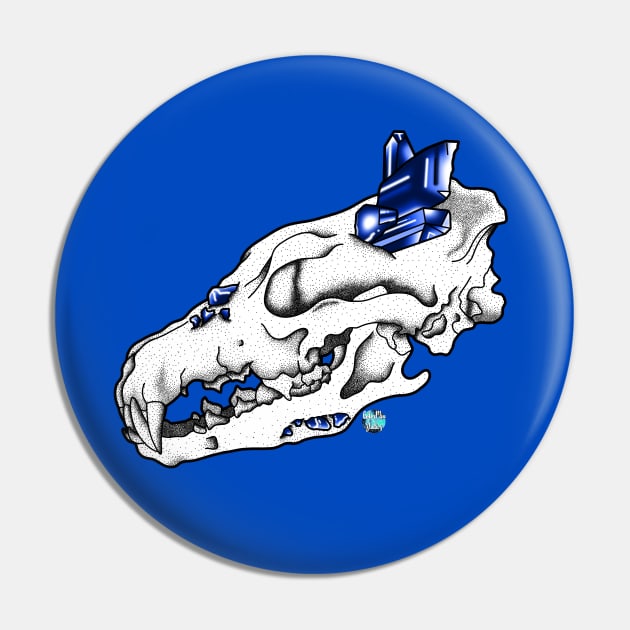 Coyote x Sapphire Pin by ColorMix Studios