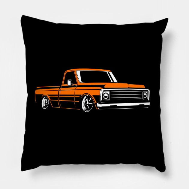 Classic Truck Pillow by TambuStore