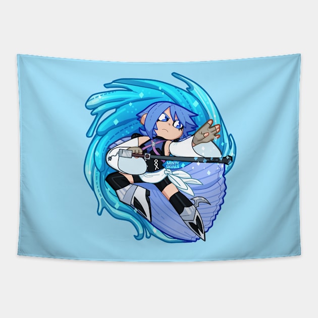 Water Aqua Tapestry by VenaCoeurva