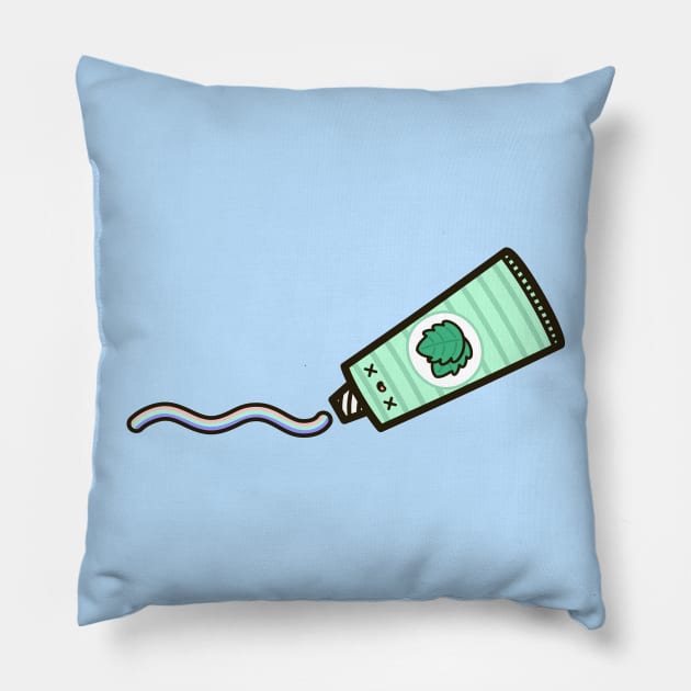 Toothpaste Pillow by peppermintpopuk