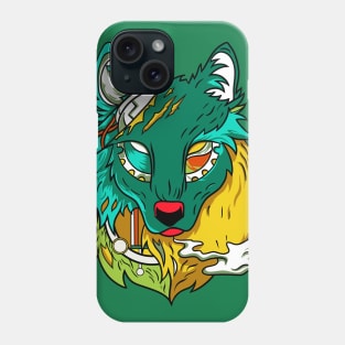 Wolf machine Phone Case