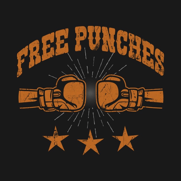 Free Punches Boxing Gloves Boxer by Foxxy Merch