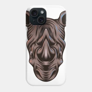 Rhino Head Phone Case