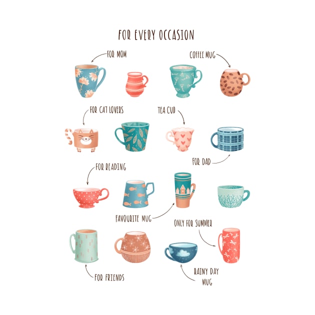 Mugs for every occasion by Elena Amo