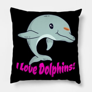 Fontaine Exclusives I Love Dolphins #106 Pillow