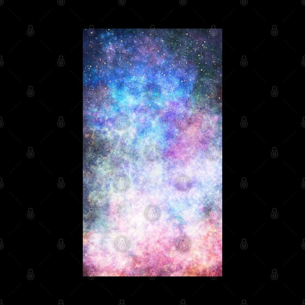 Blue Purple Celestial Space Nebulas & Stars Aesthetic Style by Teeworthy Designs