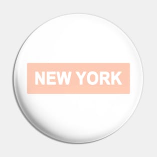 Salmon New York Pin