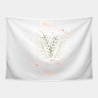 Leaf and flowers Tapestry