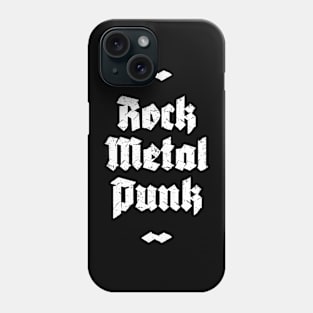 Rock Metal Punk Blackletters Phone Case