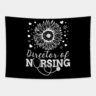 Director of Nursing Sunflower Stethoscope Tapestry