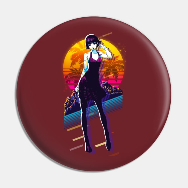 Makoto Niijima Pin by DIY Kulon Progo 