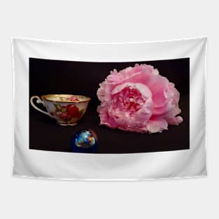 Peony and Teacup Tapestry