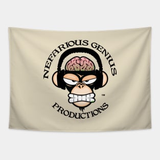 Nefarious Genius Productions Logo Tapestry