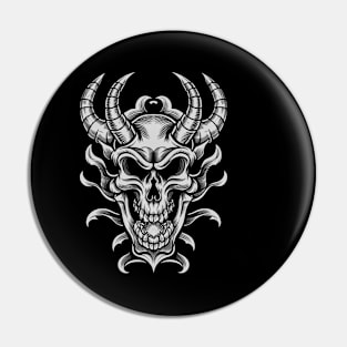 Dragon Skull Play Swift Pin