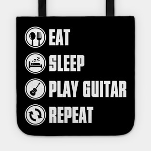 Eat Sleep Play Guitar Repeat Tote