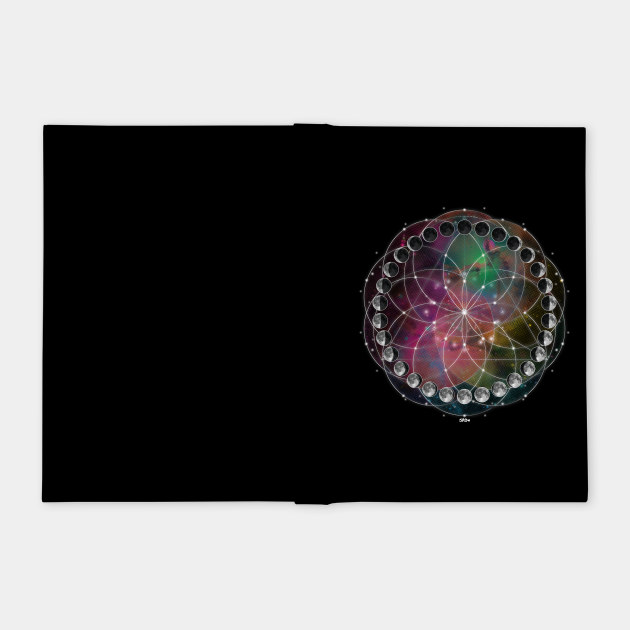 Download Moon Phases Rainbow Mandala - 30 Moon Phases - Notebook ...