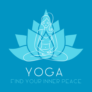 Yoga. Find your inner peace. T-Shirt