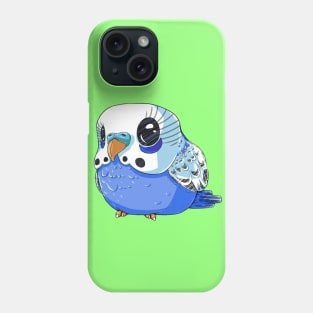 Blue Budgie Phone Case