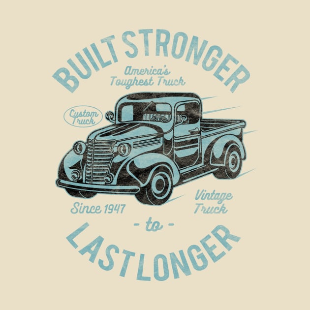 Vintage Pick-up Truck Design by AmberDawn