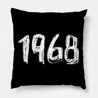 1968 Birthday, Year 1968, Born in 1968 Pillow