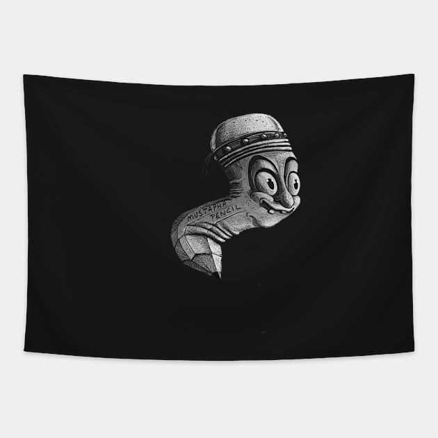 Mustapha Pencil Tapestry by Lefrog