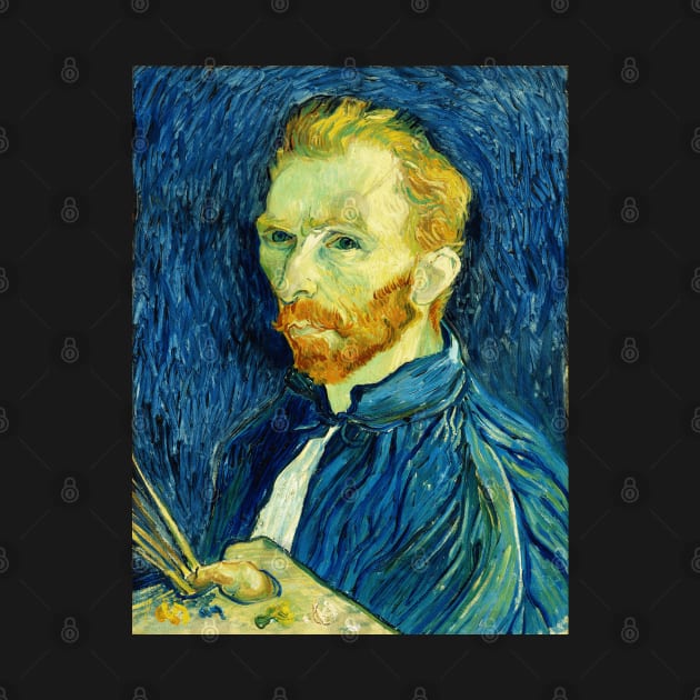 Self-Portrait, 1889 by Vincent Willem van Gogh by Comrade Jammy
