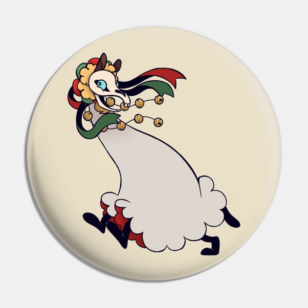 Mari Lwyd Pin by Colourfulplague