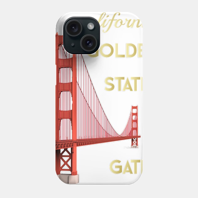 california golden state gate Phone Case by golden23