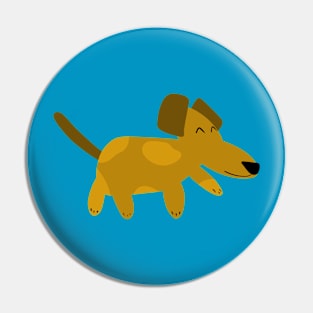 Happy Hot Dog Pin