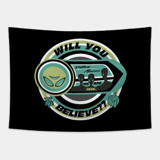 Villain Minded Badge-Aliens Tapestry