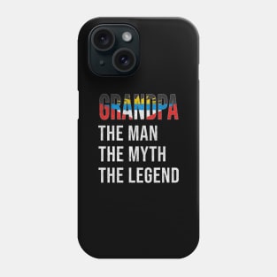 Grand Father Antiguan or Barbudan Grandpa The Man The Myth The Legend - Gift for Antiguan or Barbudan Dad With Roots From  Antigua And Barbuda Phone Case