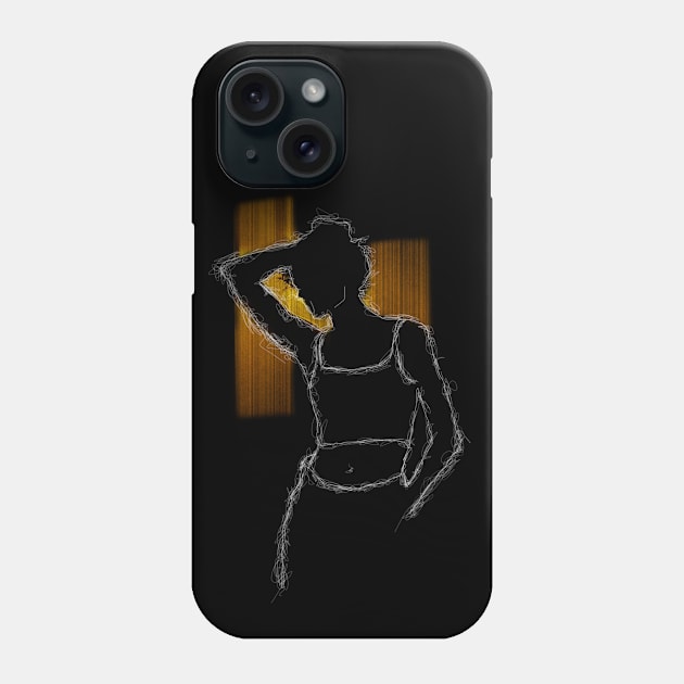 Sunlight's web Phone Case by Hamza_Atelier